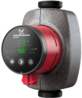 GRUNDFOS представляет обновлённые бытовые насосы серии ALPHA2 для систем отопления